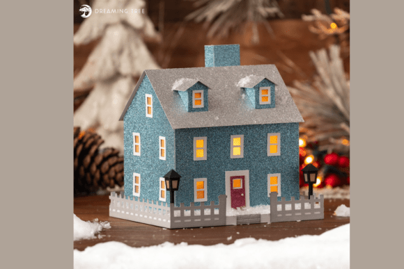 Adams House SVG: Build a Classic Holiday Village