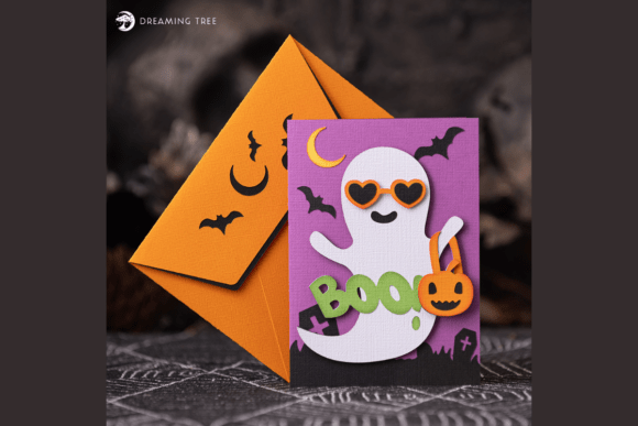 Bringing Halloween to Life with the Ghost Greeting Card SVG