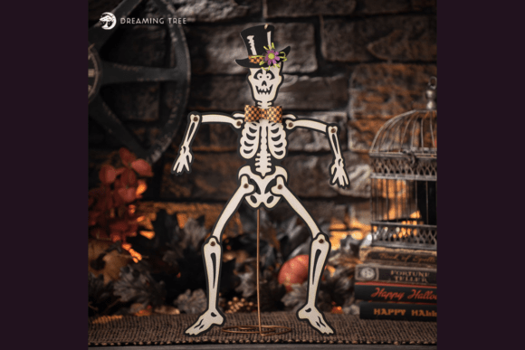 Craft a Jolly Jointed Skeleton SVG