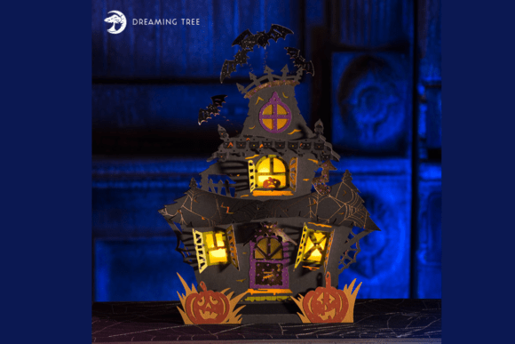 Crafting Atmosphere: A Practical Guide to the Tea Light Haunted House SVG Luminary