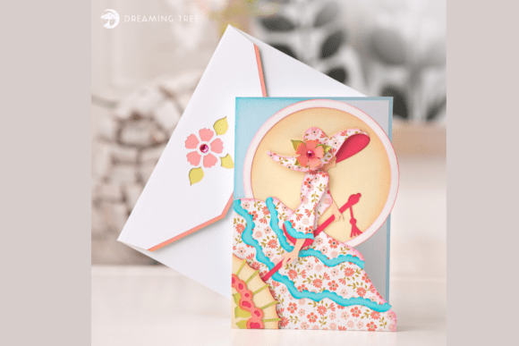 Crafting Elegance with the Belle Greeting Card SVG