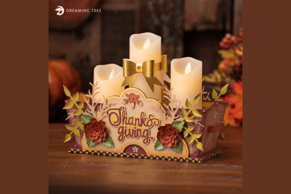 Crafting Warmth: A Guide to the Thanksgiving Candle Centerpiece SVG