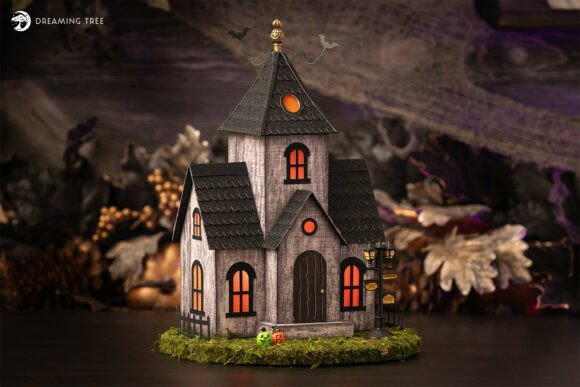 Eek Estate SVG: Build a 3D Haunted House