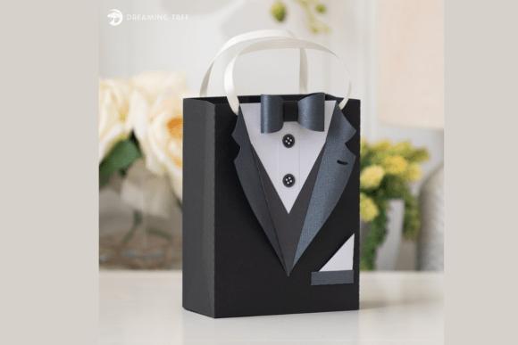 Elevate Wedding Celebrations with a Stylish Groom Gift Bag SVG