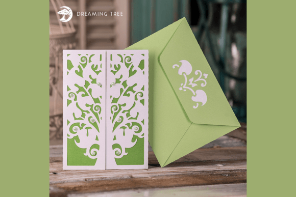 Enchanting Tree Gatefold Card SVG Design