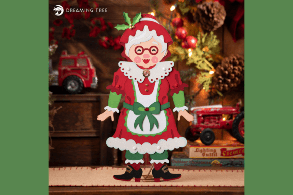 Evaluating the Jolly Jointed Mrs. Claus SVG for Holiday Crafting