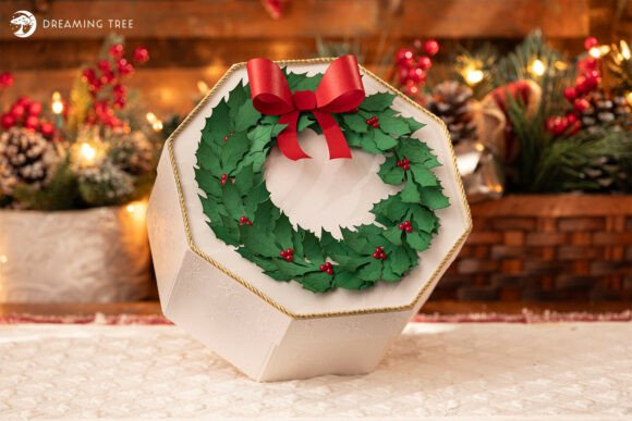 Evergreen Elegance Gift Box SVG: A Holiday Classic