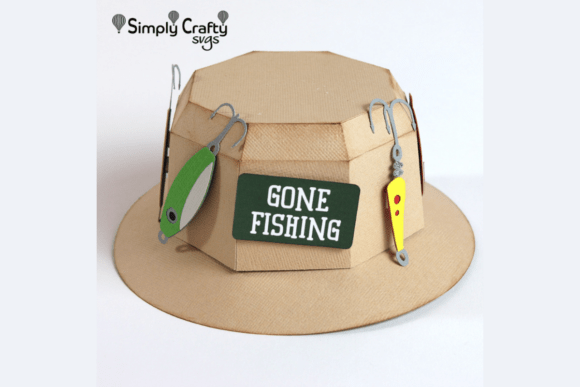 Fishing Hat Box SVG: A Creative 3D Gift Solution for Anglers