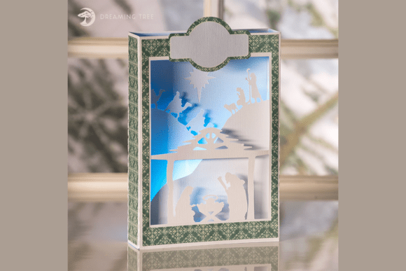 Nativity Paperscape Box Card SVG: Crafting a Meaningful Holiday Centerpiece