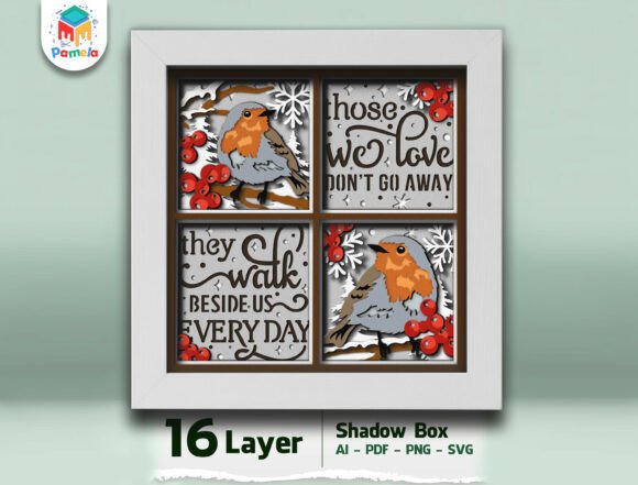 Strategic Remembrance: Leveraging the Robin Memorial Shadow Box SVG for Meaningful Design