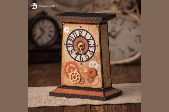 Tick Tock Clock SVG: A Whimsical 3D Paper Craft for Timeless Décor