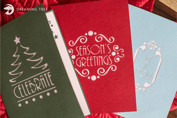 Tis the Season Pop-Up Cards SVG Bundle